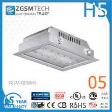 2016 New 50W LED Canopy Lights with Super Bright 150lm/W LED